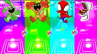 Smiling critters 🆚The rise of dogday 🆚 Spidey 🆚 Toilet monstar 🎶 Who is Best [upl. by Akihsal]