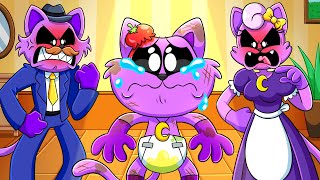 Poor Baby CATNAP Life Bad Family Poppy Playtime Animation [upl. by Brocky]