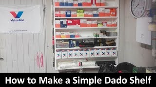 How to Make a Simple Dado Shelf [upl. by Wolford]