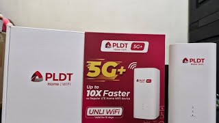 New PLDT Home WiFi 5G  H153381 Modem with Unboxing and Speed Test [upl. by Eillom]