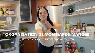 Organisation de mon gardemanger  minimalisme alimentaire faire avec moins simplicité en cuisine [upl. by Mireielle]