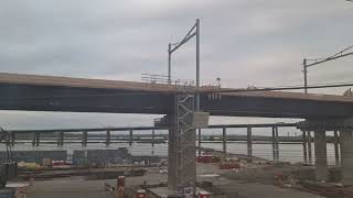 Portal bridge construction update taken from an Acela on 83024 [upl. by Nodarse]