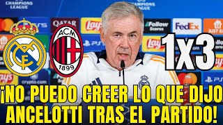 ¡MIRA LO QUE DIJO ANCELOTTI TRAS EL PARTIDO ¡NADIE ESPERABA ESTO DE ÉL REAL MADRID HOY [upl. by Ayoj]