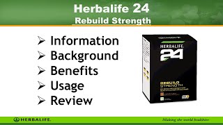 Hindi Herbalife 24 Rebuild Strength । Benefits Usage Review Price Side Effects [upl. by Tarrah]