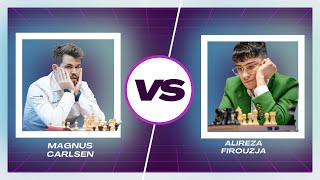 Magnus Carlsen vs Alireza Ferouzja 62 [upl. by Parette]