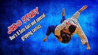 Judo Study Shohei Onos O Soto Gari and special gripping tactic [upl. by Wichman]