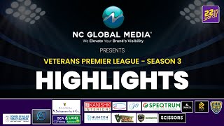 FINAL HIGHLIGHTS  22Yards Veterans Premier League S3  Kings United VS Sharks amp Eagles  Agni [upl. by Wolford]