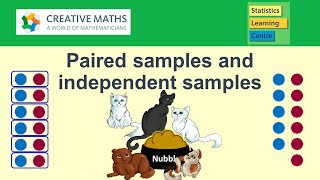 Paired samples and independent samples for statistical analysis  statistics help [upl. by Myo]