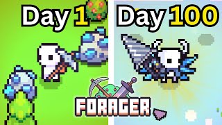 I played 100 days of Forager [upl. by Cheatham]