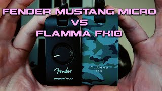 Headphone Guitar Amps Fender vs Flamma [upl. by Tharp]