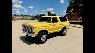 1978 Ford Bronco for sale 49900 [upl. by Berner340]