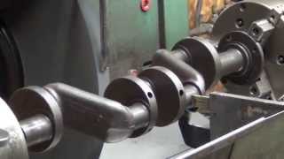 JampM Machine Company  Crankshaft Grinding [upl. by Iinde]