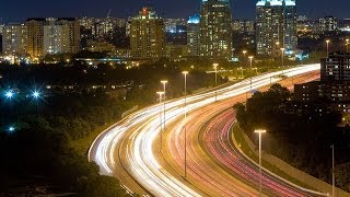 Highway 401 through Toronto at Night [upl. by Melleta]