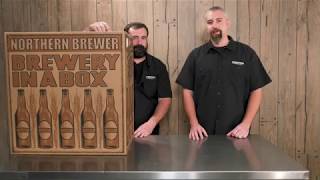 How to Homebrew with Northern Brewer Deluxe Home Brewing Starter Kit [upl. by Yllime]