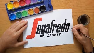 How to draw the Segafredo Zanetti logo  Come disegnare il logo di Segafredo Zanetti [upl. by Hercules]