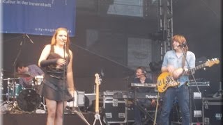 Jeanette Biedermann mit EWIG live beim Europafest in Magdeburg 2 [upl. by Harshman]