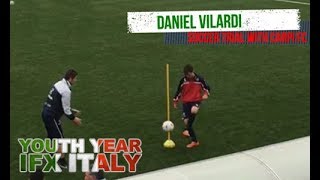 VILARDI SOCCER TRYOUT WITH PRO ITALIAN CLUB CARPI FC [upl. by Anaihsat918]