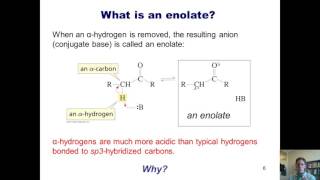 Chapter 19 – Enolate Reactions Part 1 of 8 [upl. by Eimar]