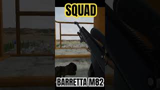 BARRETTA M82 GAMEPLAY squad sniping [upl. by Noedig]