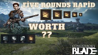 Musket Enjoy Montage  Five Rounds Rapid Build  Conquerors Blade Gameplay Montage [upl. by Eeslehc975]