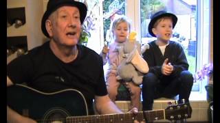 Walking In The Air The Snowman song cover  grandad singing with grandkids  Geordie Family Band [upl. by Anelram]