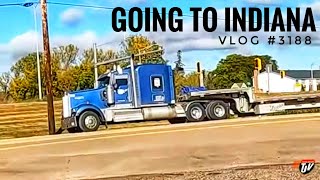 GOING TO INDIANA  My Trucking Life  Vlog 3188 [upl. by Phelps]