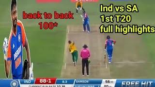 India vs South Africa full highlights Sanju Samson back to back century [upl. by Elyn]