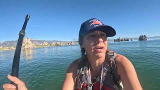 Paddle Boarding Mono Lake In Lee Vining Ca [upl. by Rhine]