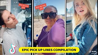 EPIC PICKUP LINES 👉👈 TikTok COMPILATION [upl. by Adnerol]