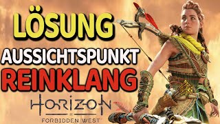 Horizon Forbidden West Aussichtspunkt Reinklang Lösung AussichtspunktTurm Walkthrough deutsch 2 PS4 [upl. by Ani]