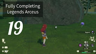 Fully Completing Legends Arceus 19 Tromping Around Lake Verity [upl. by Araem]