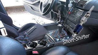 Bmw E46 Mod 3  Shorter throw shifter [upl. by Dymphia16]