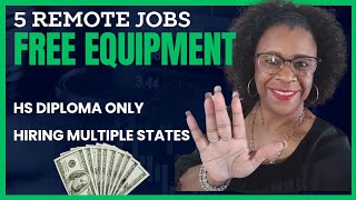 Apply Quickly Remote Jobs Paying Up to 26HR  Free EQUIPMENT [upl. by Nalla]