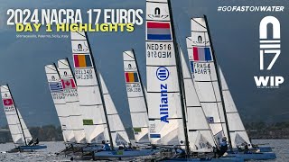 2024 Nacra 17 European Championship highlights Day 1 [upl. by Iaka]