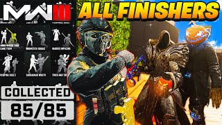 ALL 85 FINISHING MOVES in MODERN WARFARE 3  ALL MW3 FINISHING MOVES [upl. by Hnahym]