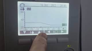 Mitsubishi Ecodan Weather Compensation Adjustment [upl. by Nathanoj]