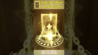 DOORS  Starlight of Door Protection  Crucifix Use ROBLOX doors roblox [upl. by Darooge]