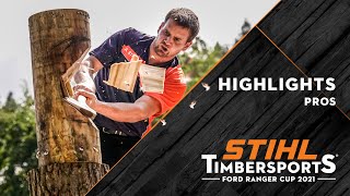 TIMBERSPORTS® Ford Ranger Cup 2021 – Highlights Pros [upl. by Leirum]