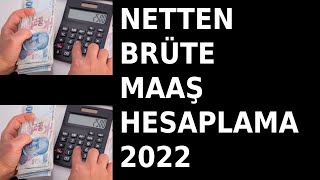 2022 Netten Brüte Maaş Hesaplama [upl. by Ettenoitna769]