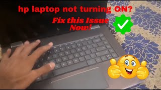 hard reset hp notebook with fixed battery  hp laptop won’t turn on  hard reset a fixed battery [upl. by Adiela]