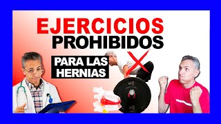 que ejercicios NO DEBO hacer si tengo Hernia DISCAL [upl. by Anovad]