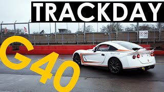 Ginetta G40 test drive on Donington Park Circuit [upl. by Ahsha]