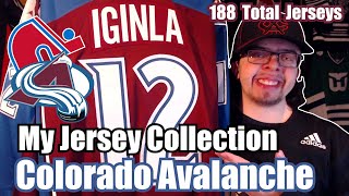 My Jersey Collection QuebecColorado Avalanche [upl. by Crissy]