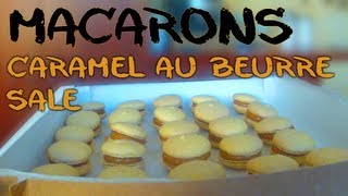 Recette de macarons caramel au beurre salé [upl. by Christabelle191]