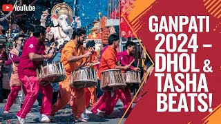 Dhol  Tasha  ganpati  2024 [upl. by Anatlus]