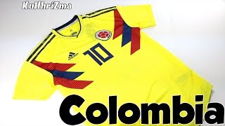 World Cup 2018 Adidas Home Colombia James Jersey Unboxing  Review [upl. by Risley950]