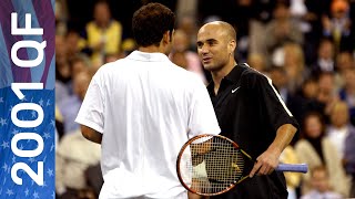 Is this the greatest US Open match ever  Pete Sampras vs Andre Agassi  US Open 2001 Quarterfinal [upl. by Lovato]