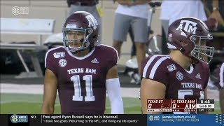 Kellen Mond Texas AampM QB 11 Vs Texas State 2019 [upl. by Greenman]