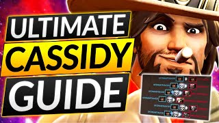 THE ULTIMATE CASSIDY  MCCREE GUIDE  PERFECT AIM and BEST DPS Tips  Overwatch 2 Guide [upl. by Sinned]