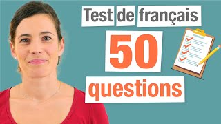 Test de Français  50 Questions pour évaluer vos connaissances [upl. by Aicire163]